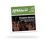 D'Addario Acoustic Guitar Strings Set, Phosphor Bronze, Heavy
