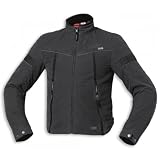 Held PISTON Textil-Jacke, schwarz-grau - Farbe: SCHWARZ/GRAU, Größe: L