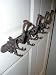 Antique Style Iron Warsaw Coat Rack