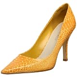 : Nine West Women's Barbe Pump,Med Yellow Syn,6.5 M US