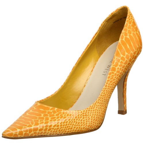 Buy Nine West Women's Barbe Pump,Med Yellow Syn,6.5 M US online at Discounted New and Used prices. Delivered to your door with Childrens Toyshop.com