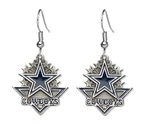 Dallas Cowboys Dangle Earrings - NFL Football Fan Shop Sports Team Merchandise