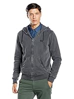 Fred Perry Sudadera con Cierre (Gris Oscuro)