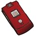 Crystal Protective Case for Motorola V3 RAZR Rubberized (Red)