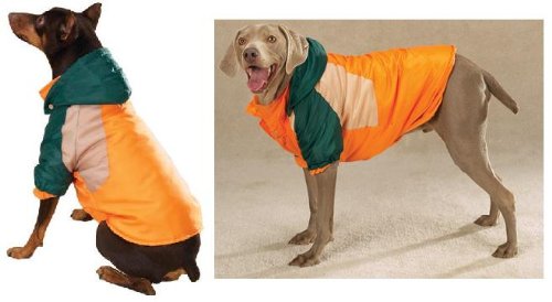 Zack & Zoey 3-In-1 All-Terrain Jacket MED GREEN Dog Puppy Coat Apparel