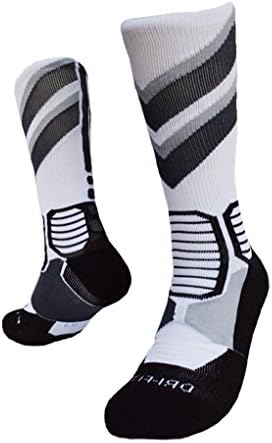 Kalily Cushioned Athletic Crew Socks for All Sports - Pack of 3 Pairs