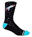 MOXY Socks Galaxy Line Rocket Man Performance Crew Socks