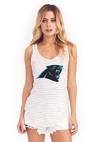 Junk Food womens Carolina Panthers Time Out Women's Tank Small