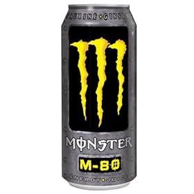 Monster M-80 Energy + Juice 16-Ounce., 27.5 LBS Cans (Pack of 24)