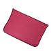 Anti-Tarnish Jewelry Organizer - Fuschia (Royal Pink) - with Removable Ring Stub, Earring Pad, Secure-Snap Loop for Necklaces & Large Pocket for Loop Earrings & Bracelet+ DB Roth 100% Cotton Flannel All-in-one Jewelry Cleaning Cloth