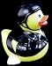 Motorcycle Biker Rubber Ducky