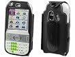 PREMIUM BLACK STINGRAY SPORTY COVER RUBBER CASE (With 2 Optional Interchangable Belt Clips) for PALM CENTRO 690 - RETAIL PACKAGING