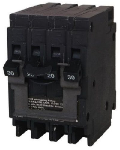 Murray MP230240CT2 1/2-Inch Frame Breaker with One Double Pole 30-Amp and One Double Pole 40-Amp Breakers