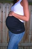 Maternity Belly Band in Black by Bamboo Baby - Medium