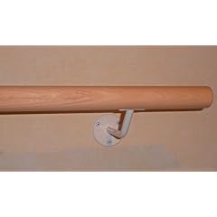 Ballettstange, inkl.Halter, 2,00m lang, Ballettstangenset aus massiver Buche