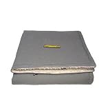 Corduroy Pet Quilt in Smoky Blue Size: Large