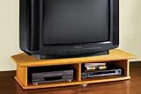 Drayton Two-tier Tv Turntable For 42 Tv Oak