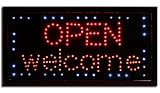 LED Neon Lighted Open Welcome Business Sign