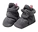 Zutano Unisex Baby Cozie Fleece Bootie, Gray, 18 Months