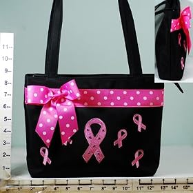 Breast Cancer Awareness Pink Ribbon Purse
