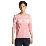 (ビーノ)BENO パネルエスニックプリント6分袖Ｔシャツ 120D7327 #30PK ミックスピンク L