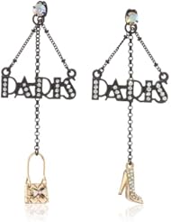 Betsey Johnson "Paris is Always a Good Idea" Paris Chandelier Drop Earrings