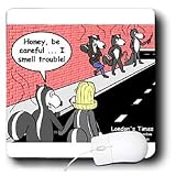 Londons Times Funny Animals Cartoons - Skunk Trouble - Mouse Pads