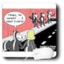 Rich Diesslins Funny Animals Cartoons - Skunk Trouble - Mouse Pads