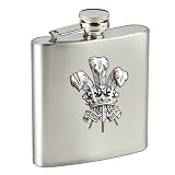 Review Sterling & Classic SC756 / Three Feathers 6oz Stainless Steel Hip Flask