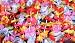Luau Hawaiian Party Ruffle Petal Flower Leis/Lei - Luau Party (12)