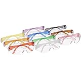 Gateway Safety 3699 Colorful StarLite Gumballs Safety Glasses, Small, All Colors Included (Pack of 10)