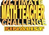 ULTIMATE MATH TEACHER CHALLENGE FINALIST Adult White Racing Checker Hat / Cap