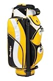 Tour Edge Golf Mfg. Inc. UBAGMCB06 GEOMAX CART BAG YELLOwith WHITE-BLACK