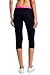 Balanced Tech Women's Loose Fit French Terry Capri Pant - Black - Large