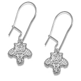 Florida Panthers Sterling Silver Dangle Earrings
