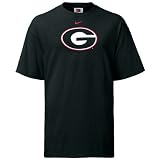 Nike Georgia Bulldogs Black Classic Logo T-shirt