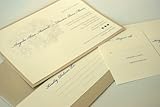 IMAGE OF Wedding Invitations - Golden - Envelopments - Custom Printing
