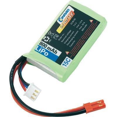 LIPO-AKKU 7,4V 800MAH 15C BEC