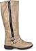 Brinley Co Women's Fulton Riding Boot Regular & Wide Calf