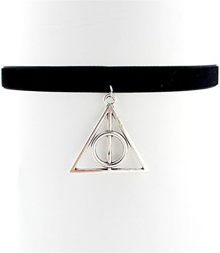 Goshine Lady Girls Velvet Choker Necklace Retro Handmade Pendant