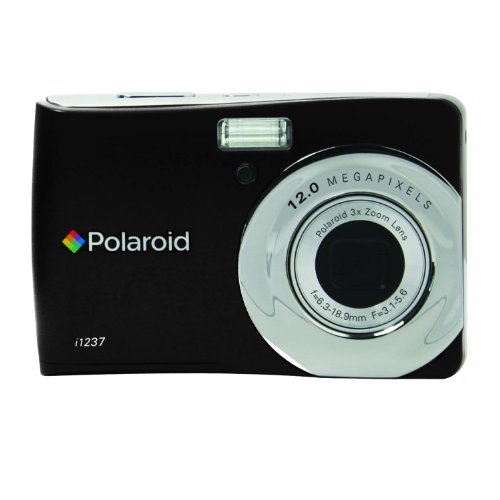 Polaroid CIA-1237BC 12 MP Digital Camera with 3x Optical Zoom (Black)-digital polaroid camera