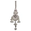 Key Holder Chain in Sterling Silver 6.25 inches