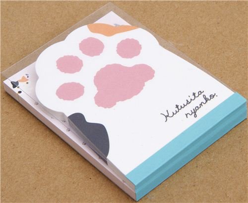 Imagen 2 de Bloc de Notas de Kutusita Nyanko con Huella de Gato