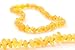 Baltic Amber Teething Necklace For Babies (Unisex)- Drooling Problem & Pain Reduce Properties. Certification Guaranteed - Nature Made - Highest Quality Handmade Jewelry. Mothers Approved Remedies.