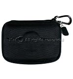 M&C Black Semi Hard Durable GPS Carrying Case for TomTom VIA 1435TM 4.3-Inch Bluetooth GPS Navigator with Lifetime Traffic & Maps and Voice Recognition + a premium car charger
