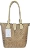 Avber Womens Ostrich Pure Color Handbag Shoulder Bag