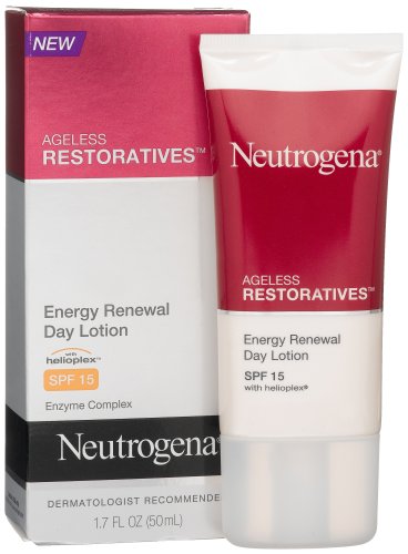 Neutrogena Ageless Restoratives Energy Renewal Day Lotion, SPF-15, 1.7-Ounce Tube