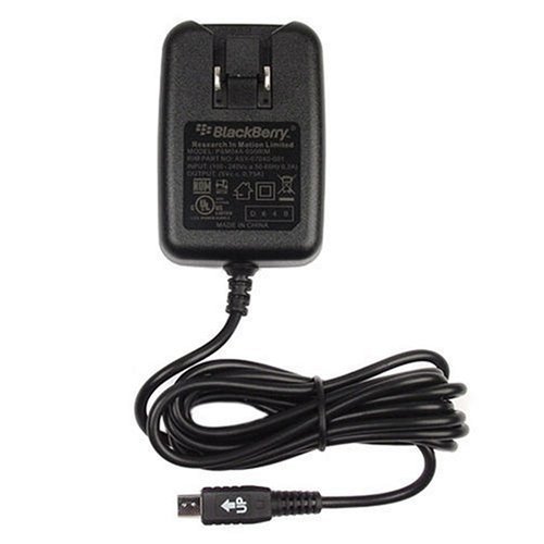 RIM Blackberry OEM ORIGINAL Folding Blade Travel Home House AC/DC Wall Charger for 6210, 6230, 7230, 7210, 6280, 7280, 7510, 7100, 7100r, 7100t