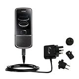 International Wall / AC Charger for the Nokia 8800 Arte - Gomadic Brand w/ TipExchange Technology