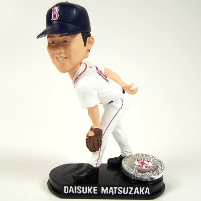 Boston Red Sox Daisuke Matsuzaka Forever Collectibles Blatinum Bobble Head (Home)